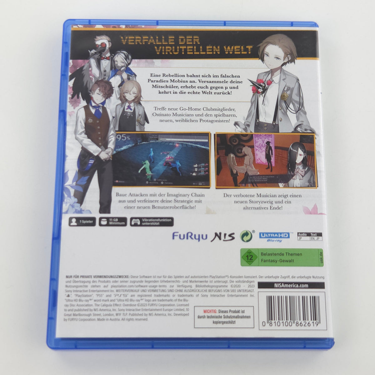 Sony Playstation 5 Spiel: The Caligula Effect Overdose - PS5 OVP (PAL DE)