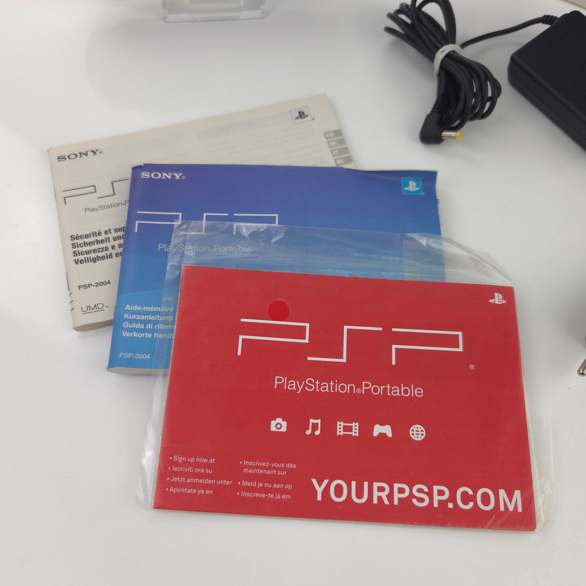 Sony PSP Konsole Piano Black 2004 PB Playstation OVP PAL