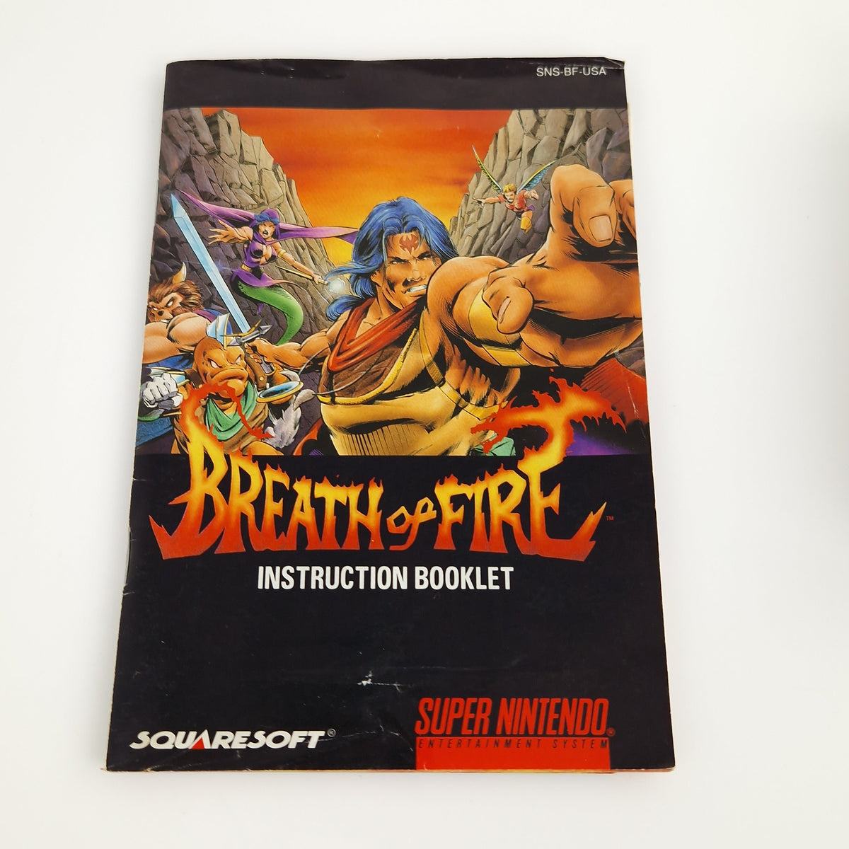 Super Nintendo Spiel – Breath of Fire Game Secrets OVP