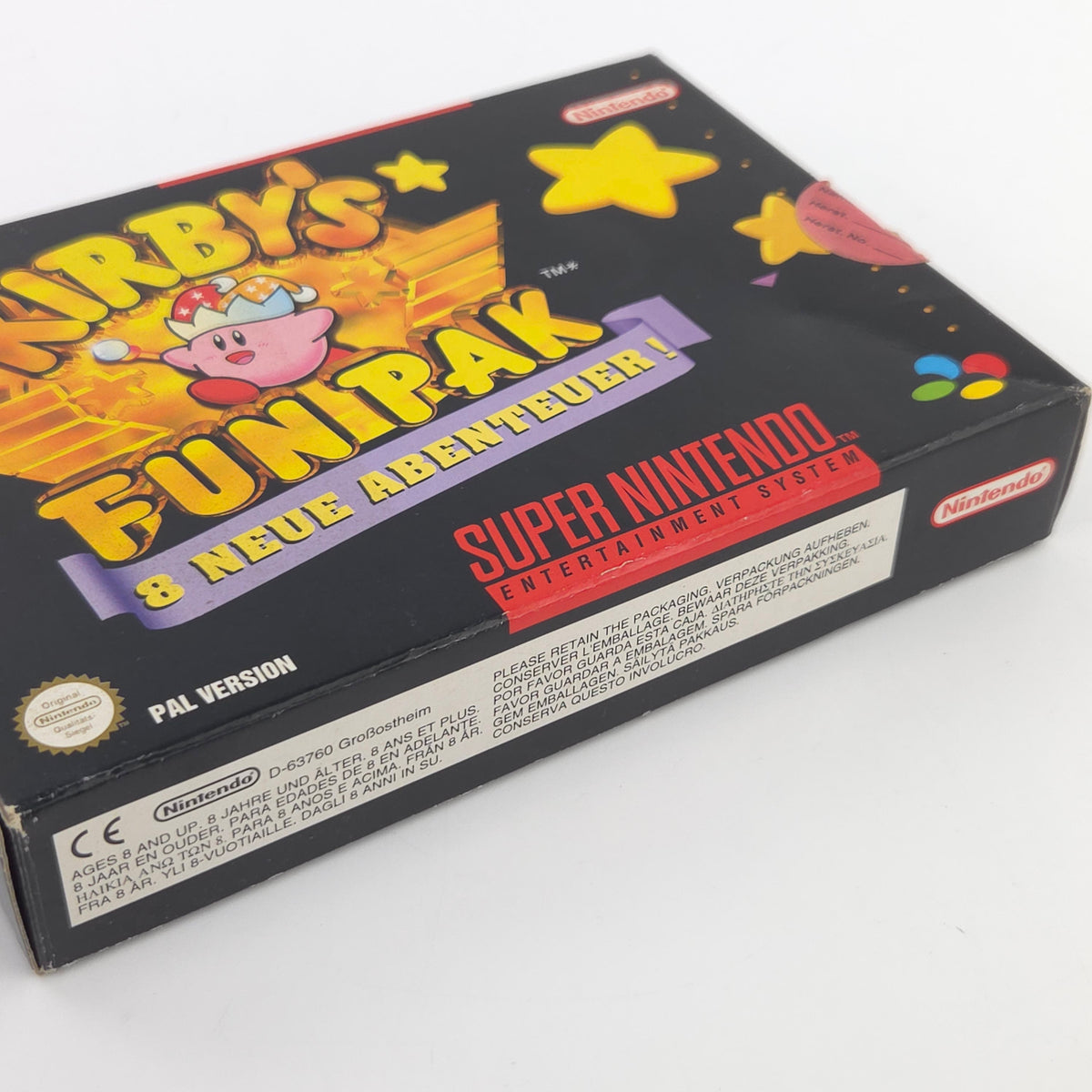 Super Nintendo Spiel Kirby´s Funpak SNES OVP PAL EUR