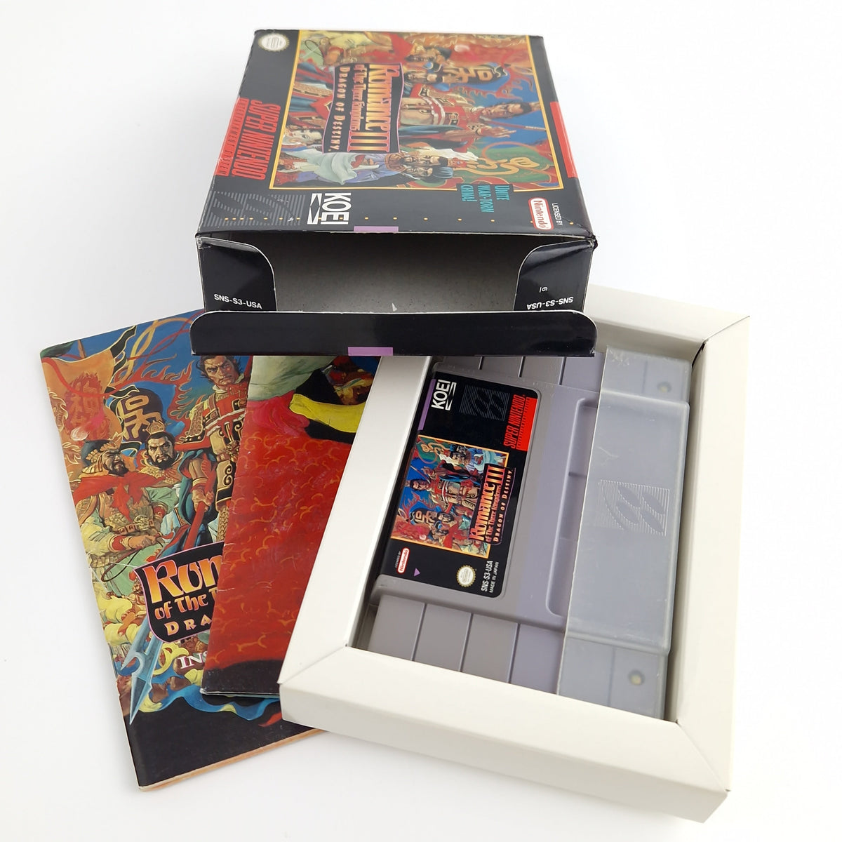 Super Nintendo Spiel – Romance of the Three Kingdoms III SNES