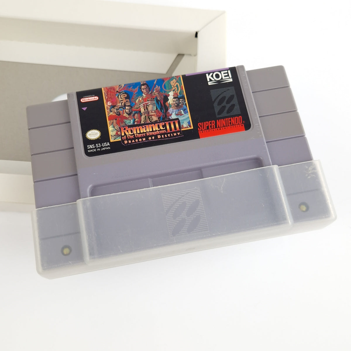 Super Nintendo Spiel – Romance of the Three Kingdoms III SNES