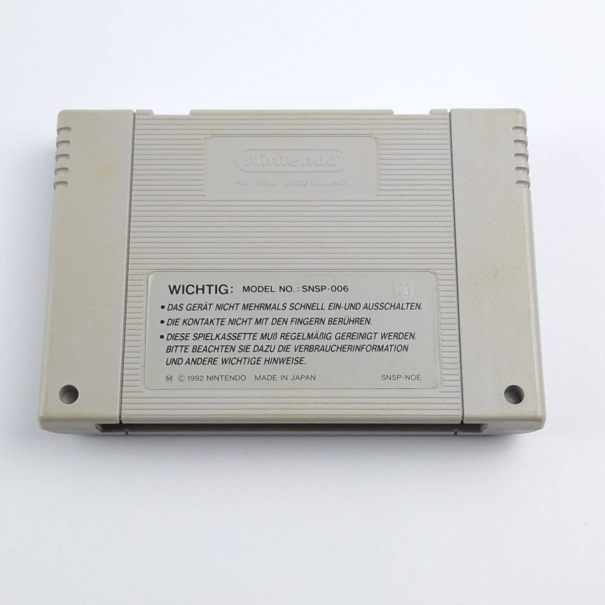 Super Nintendo SNES Spiel: Cybernator - Modul / Cartridge PAL Game