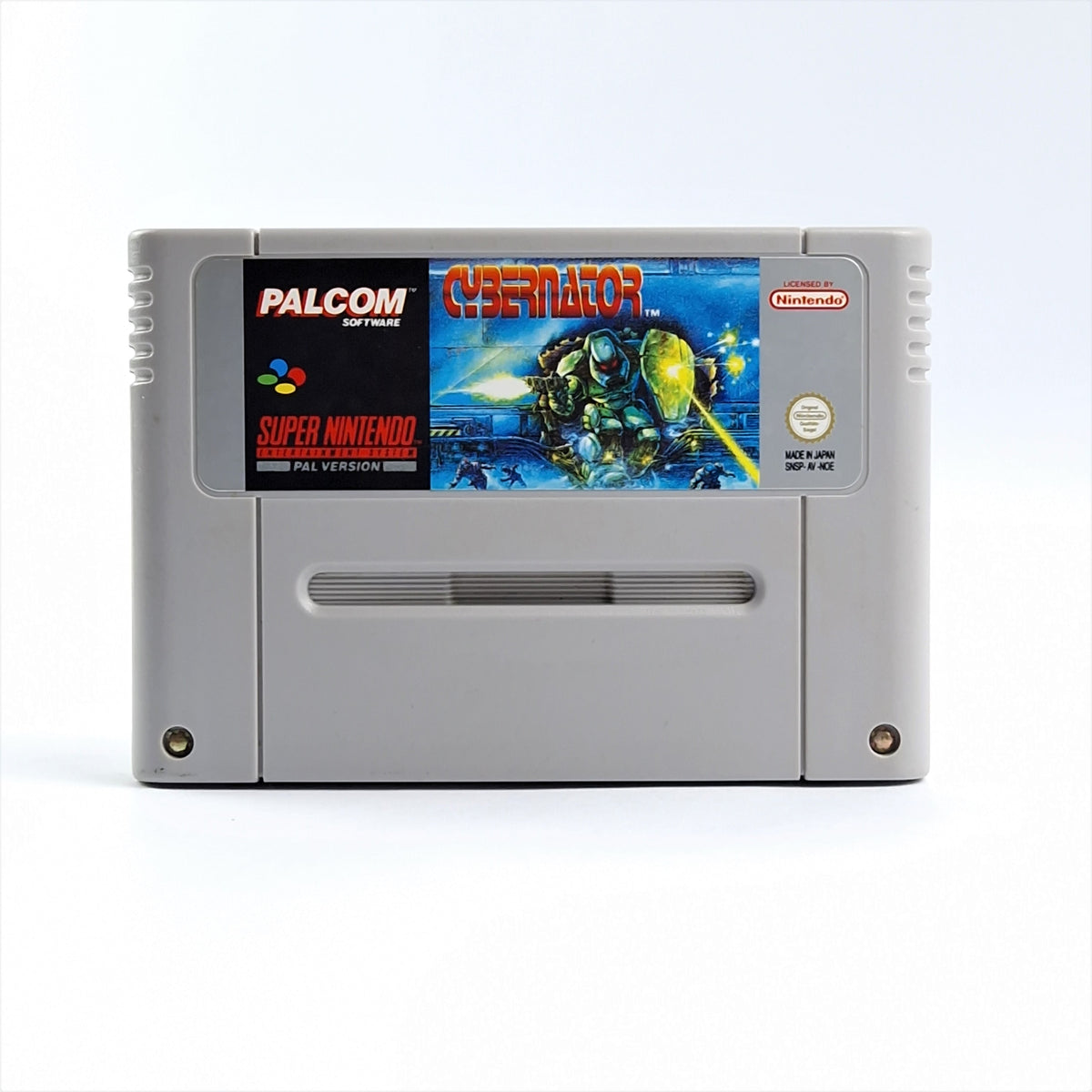 Super Nintendo SNES Spiel: Cybernator - Modul / Cartridge PAL Game