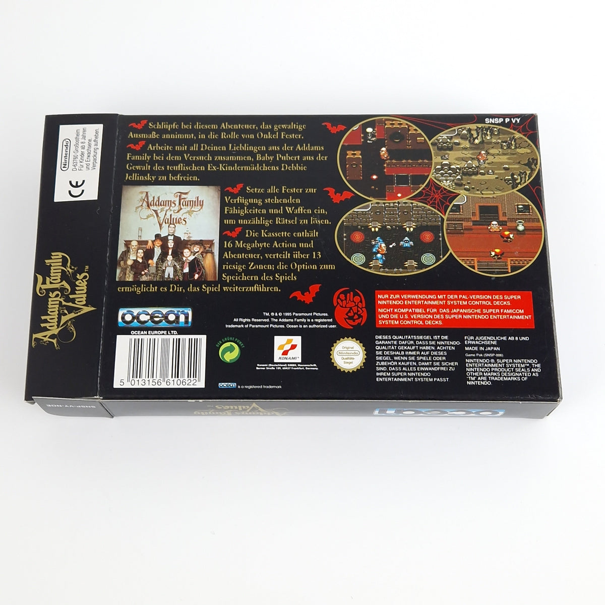 Super Nintendo Spiel – Addams Family Values (OVP PAL)