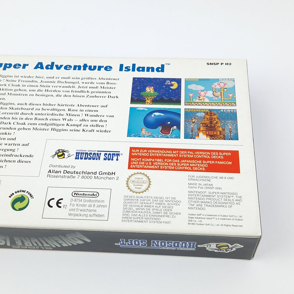 Super Nintendo Spiel – Super Adventure Island OVP CIB