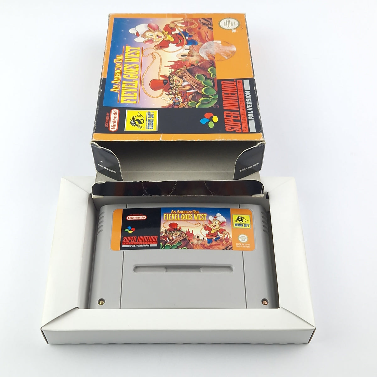Super Nintendo Spiel – Fievel Goes West Modul OVP