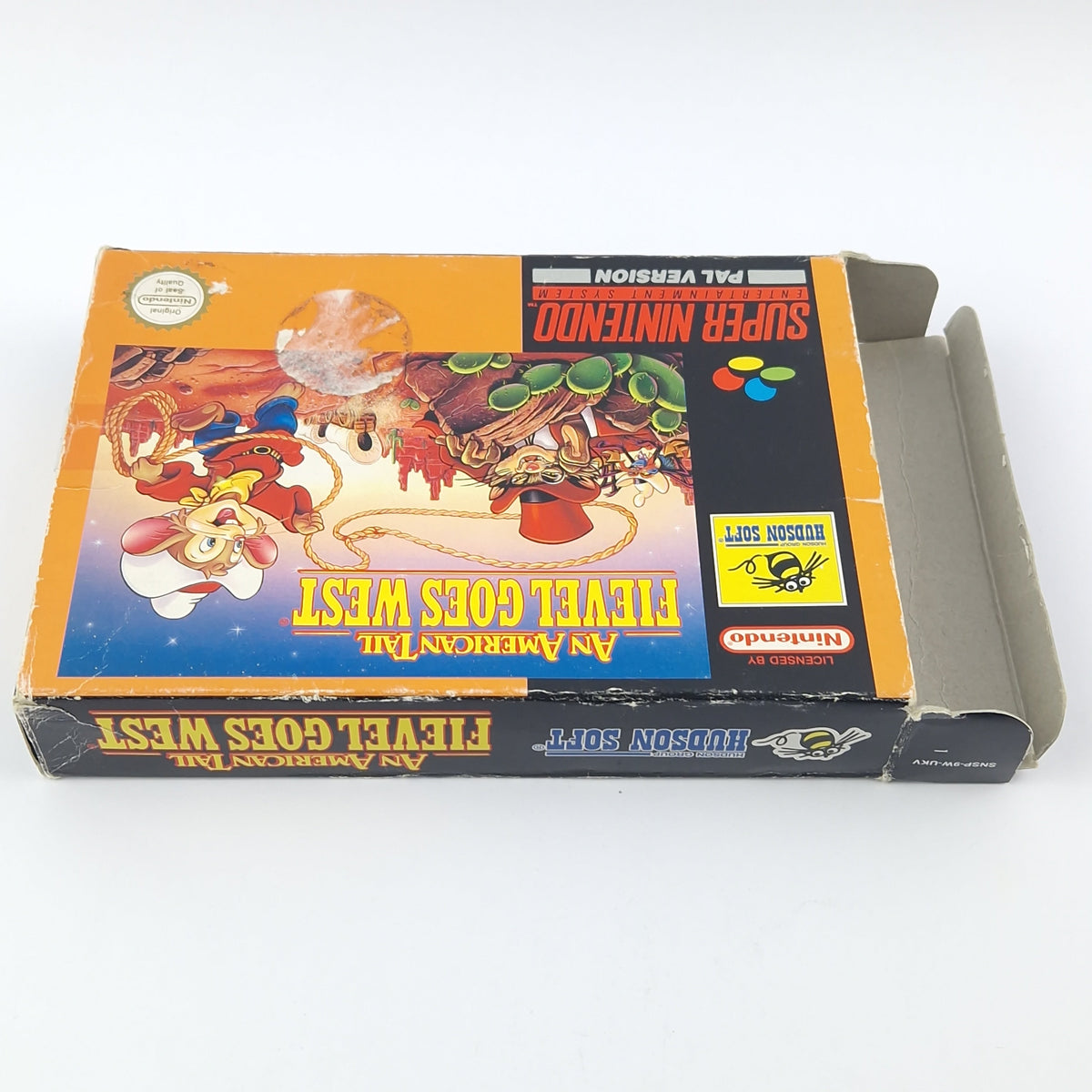 Super Nintendo Spiel – Fievel Goes West Modul OVP