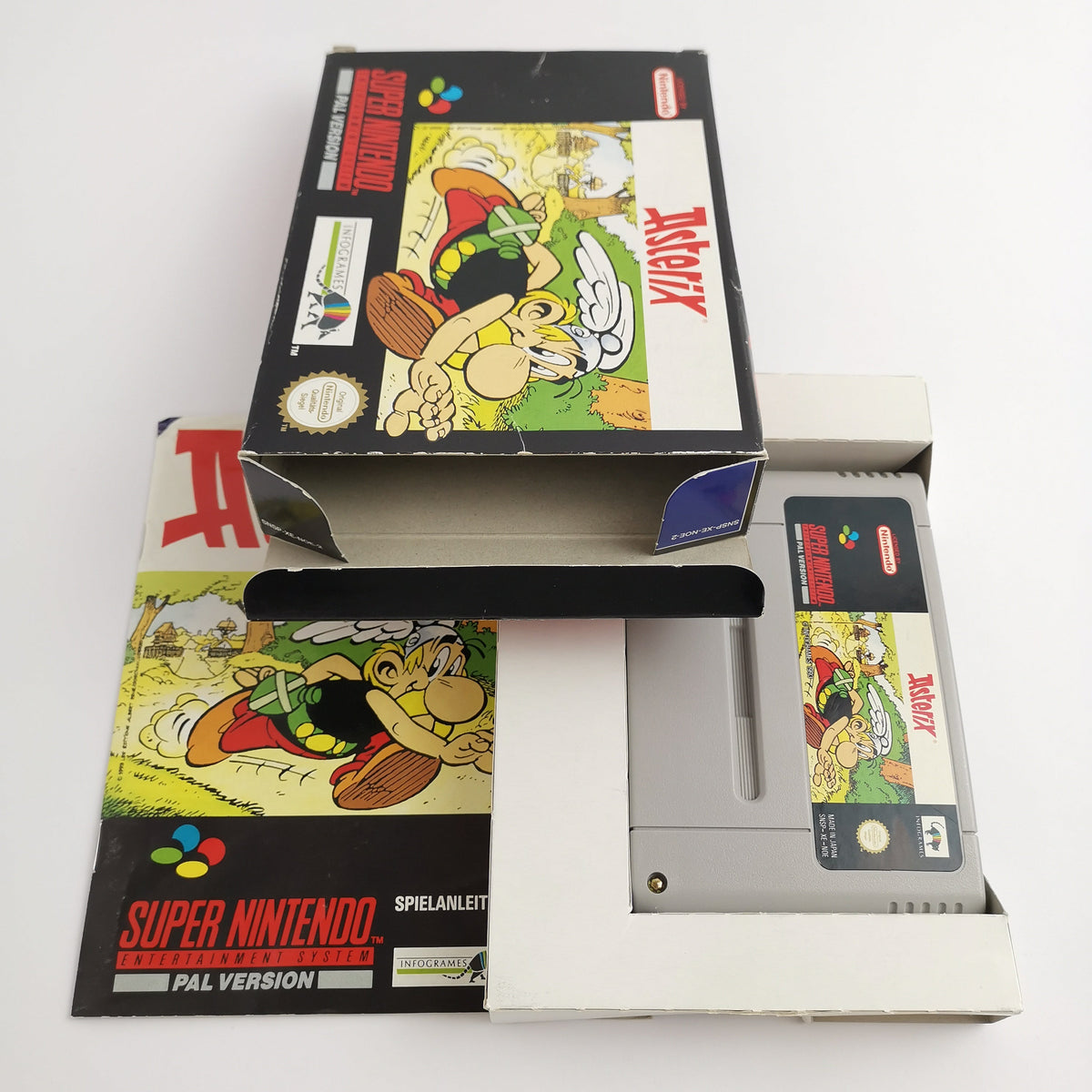 Super Nintendo Spiel – Asterix in OVP (PAL)