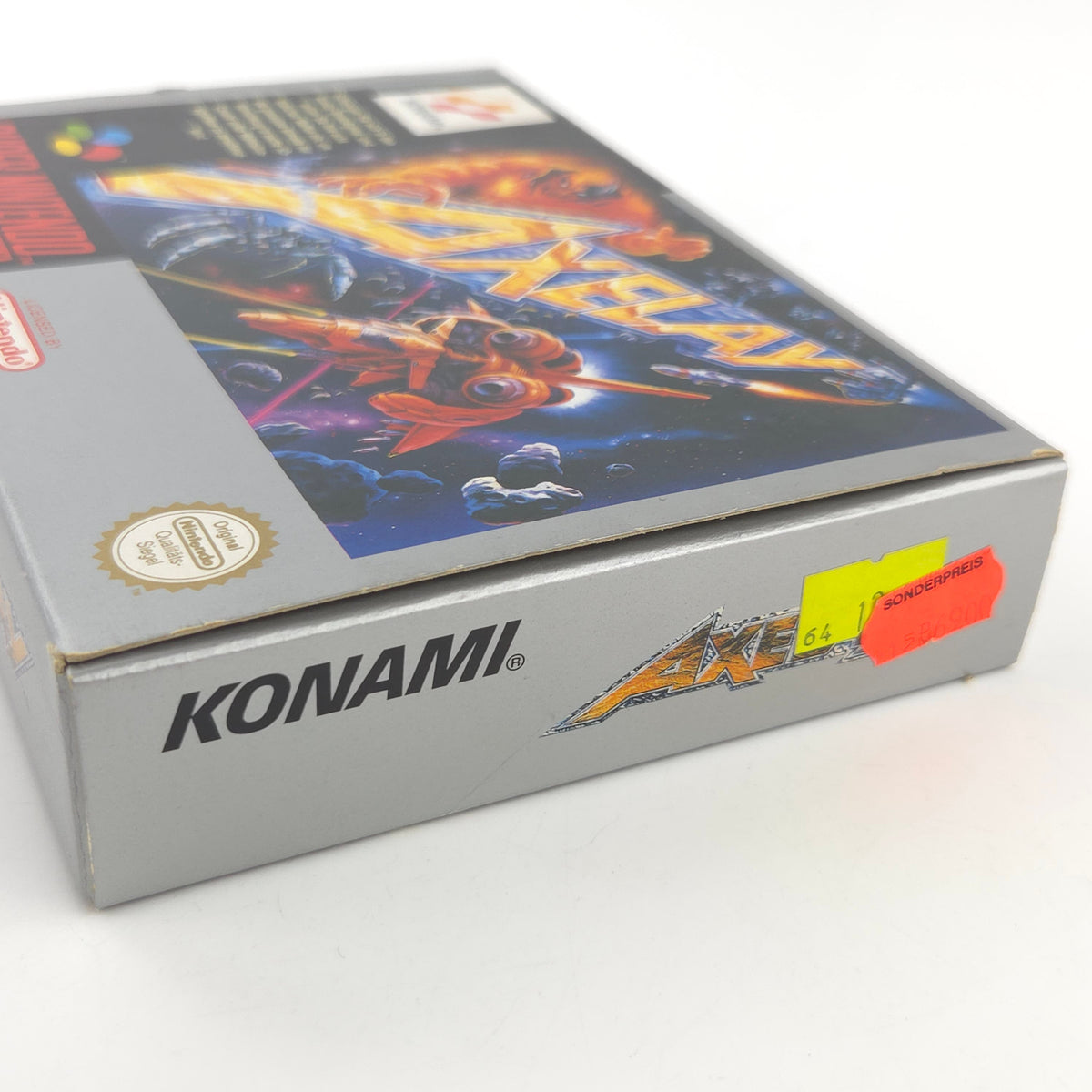 Super Nintendo Spiel Axelay CIB OVP