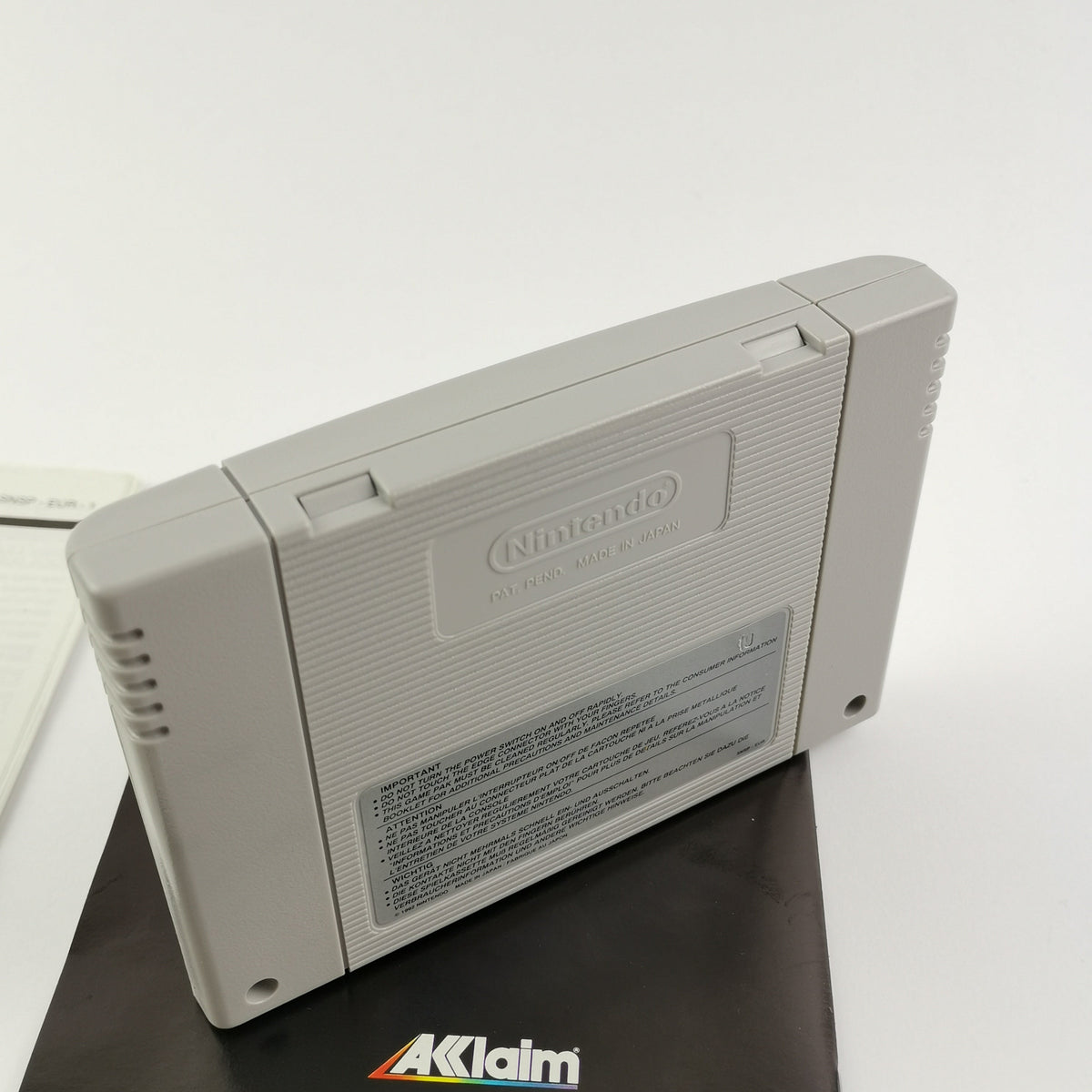 Super Nintendo Spiel – Batman Forever OVP Anleitung PAL