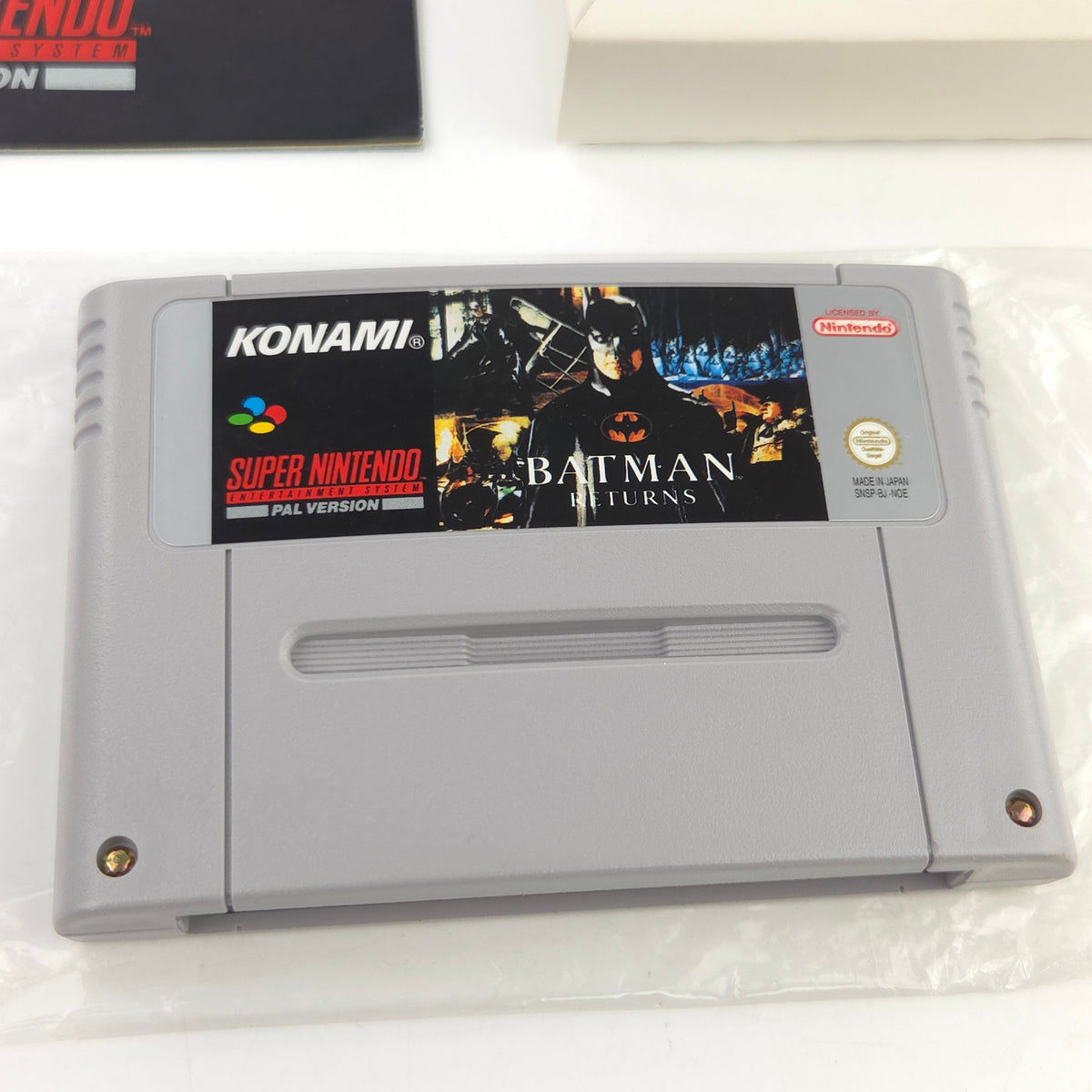 Super Nintendo Spiel Batman Returns OVP PAL DE