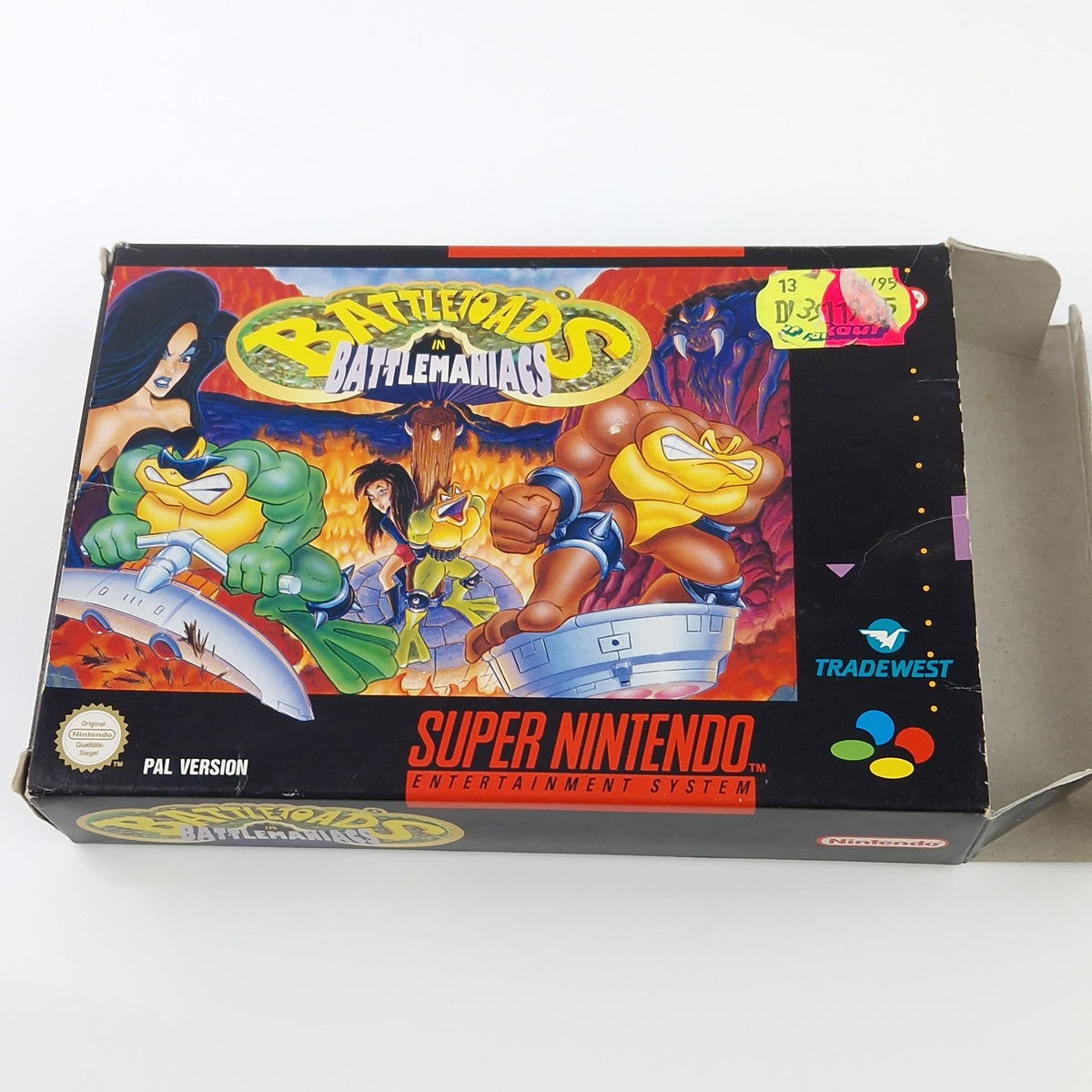 Super Nintendo Spiel – Battletoads in Battlemaniacs OVP PAL