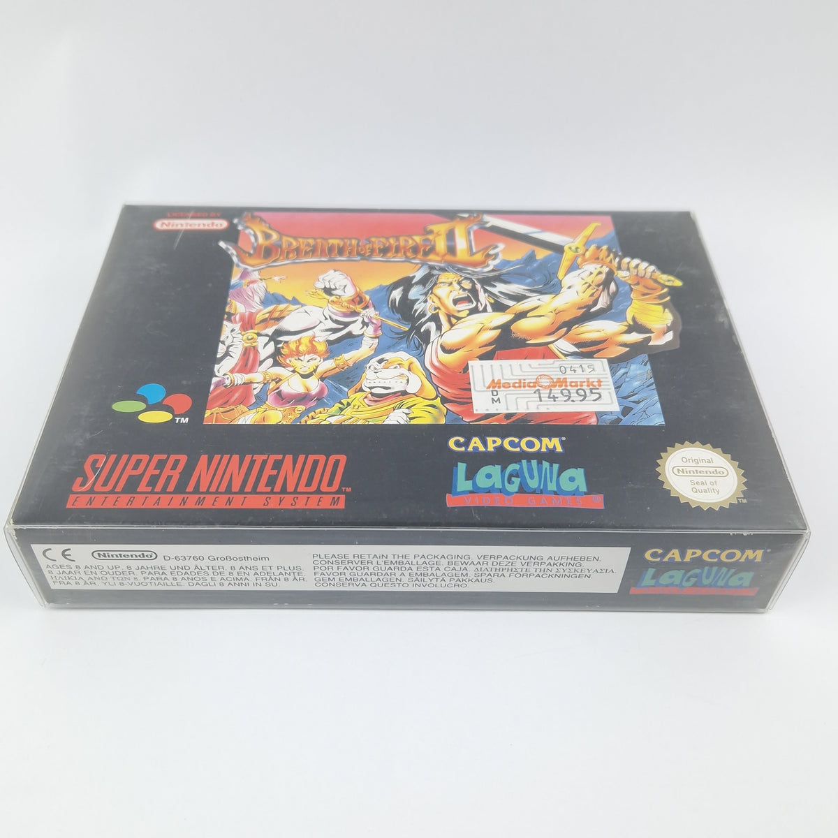 Super Nintendo Spiel – Breath of Fire II Modul OVP PAL
