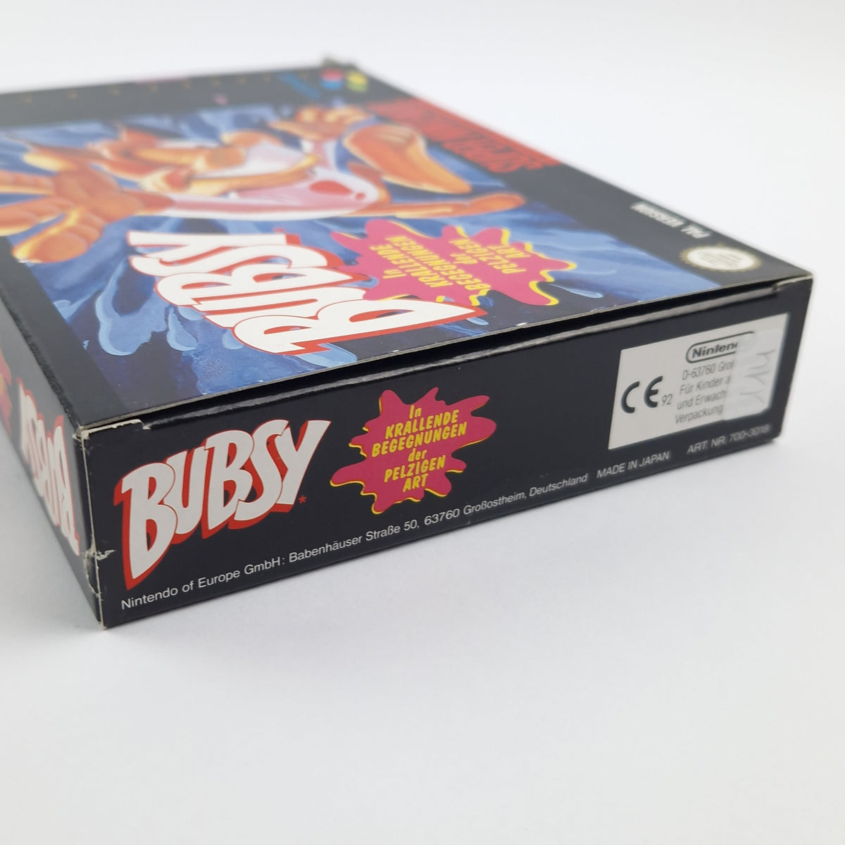 Super Nintendo Spiel – Bubsy OVP CIB PAL NOE SNES