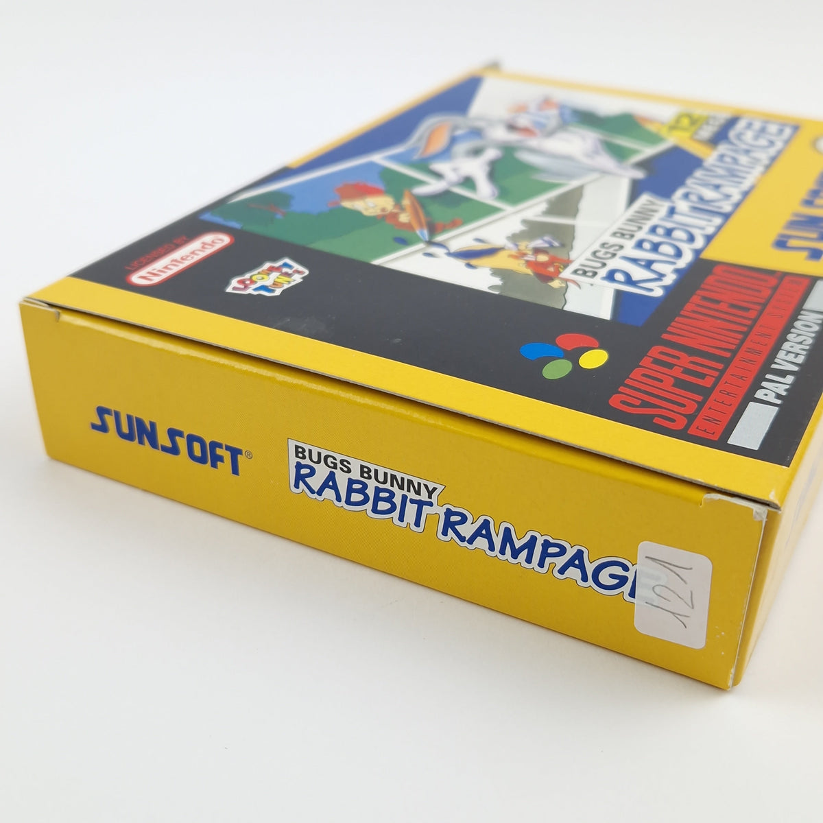 Super Nintendo Spiel – Bugs Bunny Rabbit Rampage OVP CIB