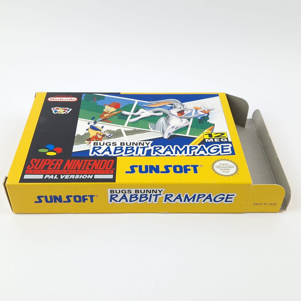 Super Nintendo Spiel – Bugs Bunny Rabbit Rampage OVP CIB