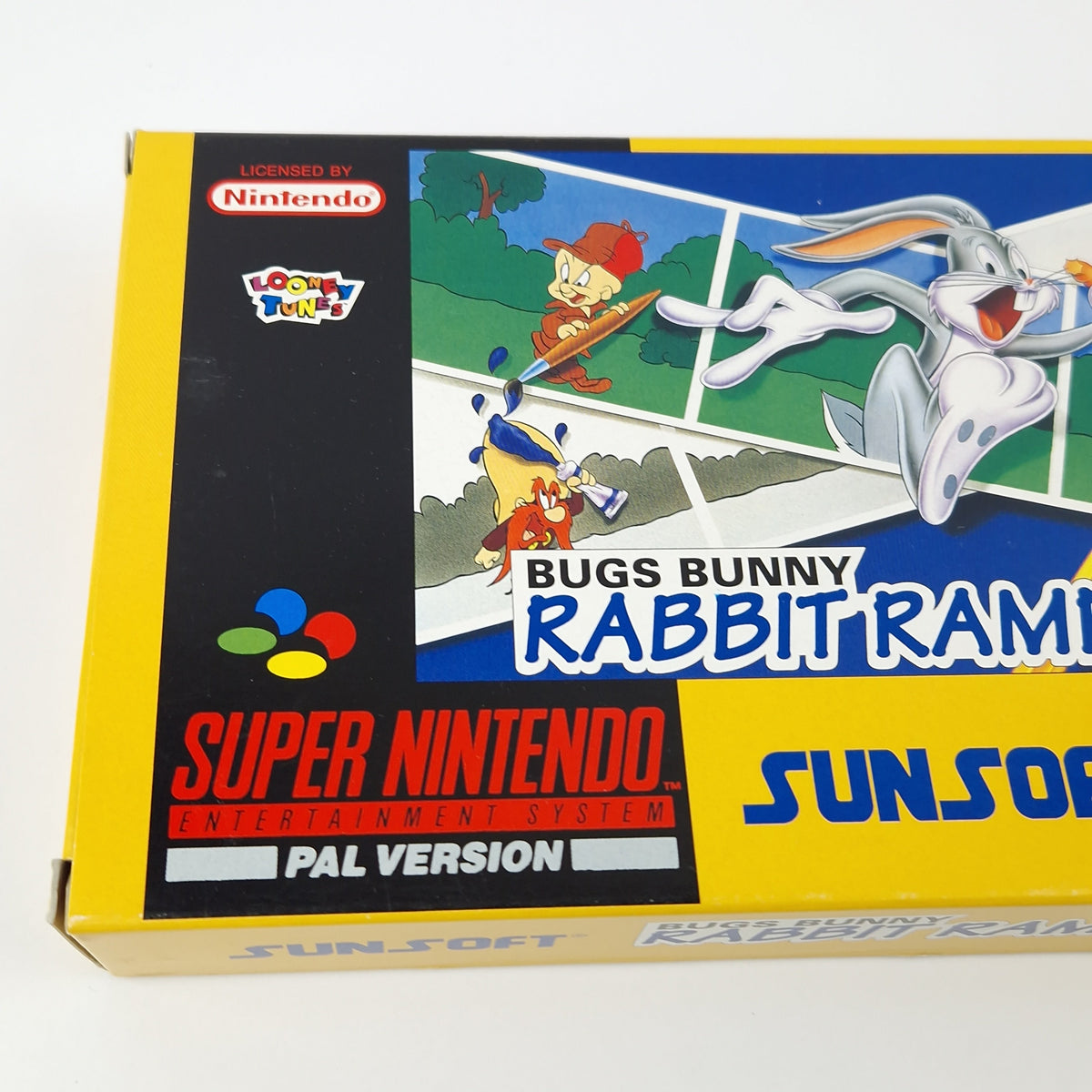 Super Nintendo Spiel – Bugs Bunny Rabbit Rampage OVP CIB