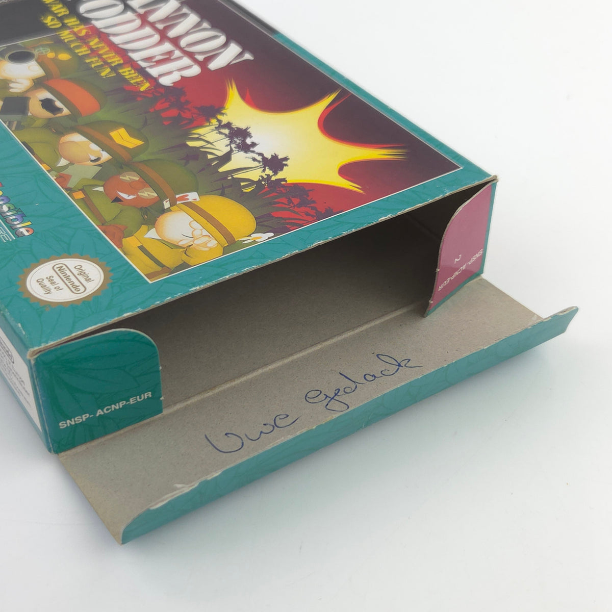 Super Nintendo Spiel – Cannon Fodder (SNES OVP)