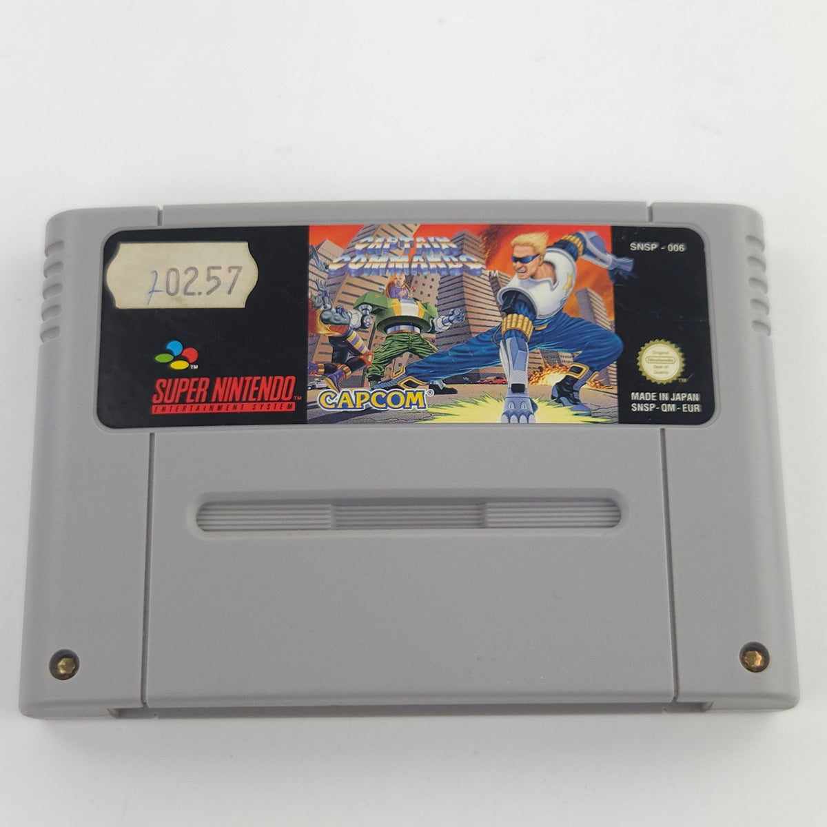 Super Nintendo Spiel Captain Commando SNES Modul PAL EUR