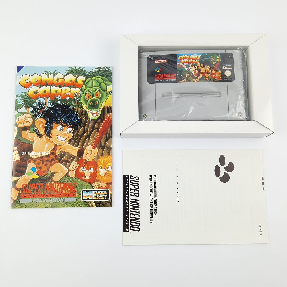 Super Nintendo Spiel – Congos Caper OVP CIB PAL NOE