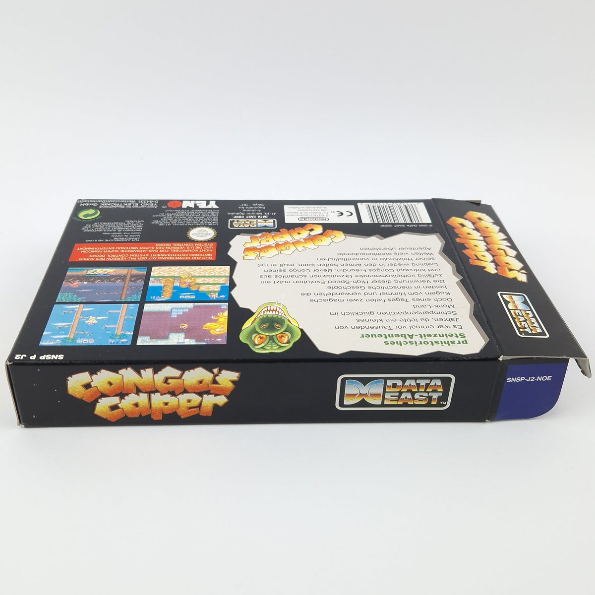 Super Nintendo Spiel – Congos Caper OVP CIB PAL NOE