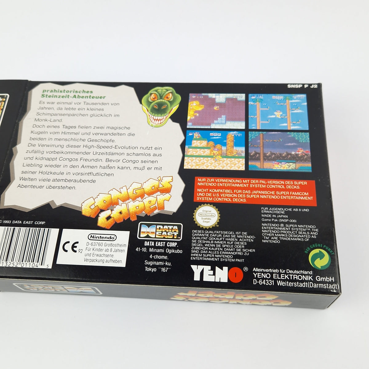 Super Nintendo Spiel – Congos Caper OVP CIB PAL NOE