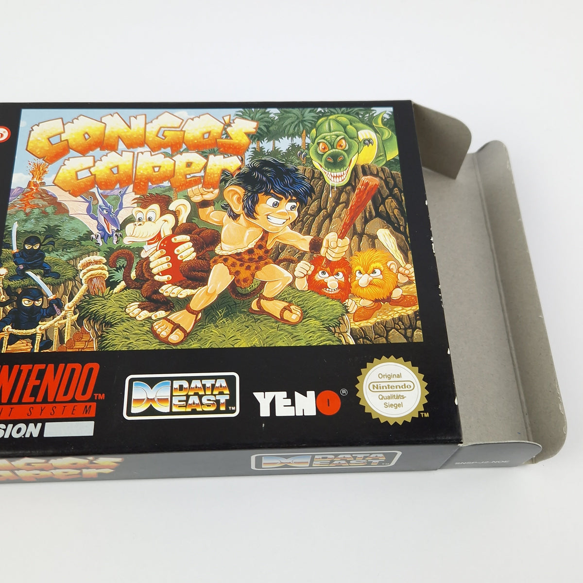 Super Nintendo Spiel – Congos Caper OVP CIB PAL NOE