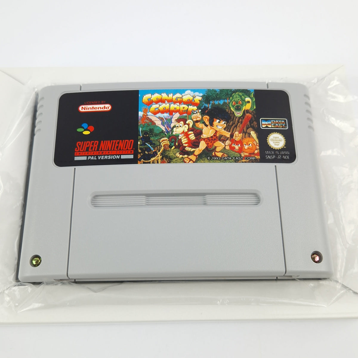 Super Nintendo Spiel – Congos Caper OVP CIB PAL NOE