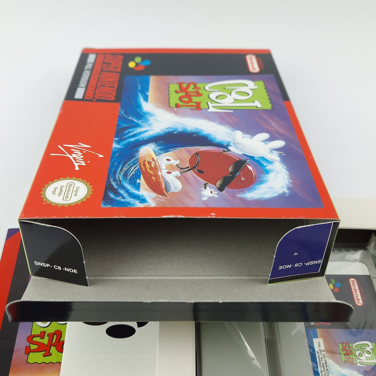 Super Nintendo Spiel – Cool Spot OVP CIB PAL NOE
