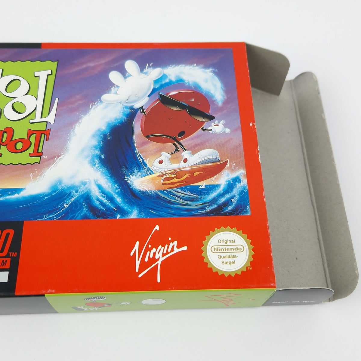 Super Nintendo Spiel – Cool Spot OVP CIB PAL NOE
