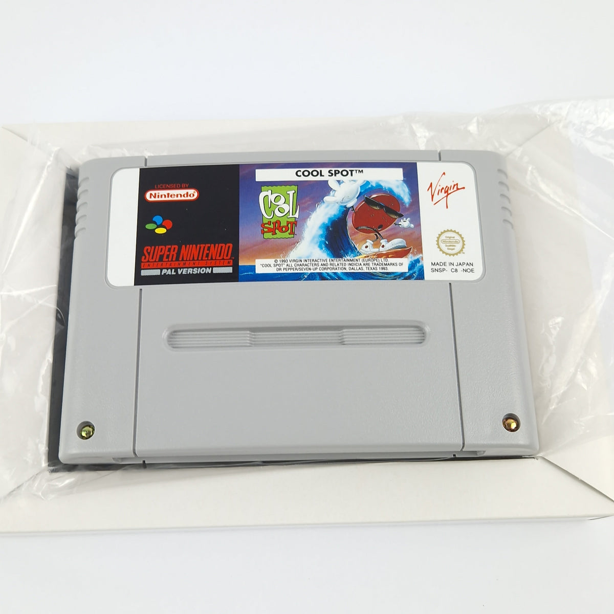 Super Nintendo Spiel – Cool Spot OVP CIB PAL NOE