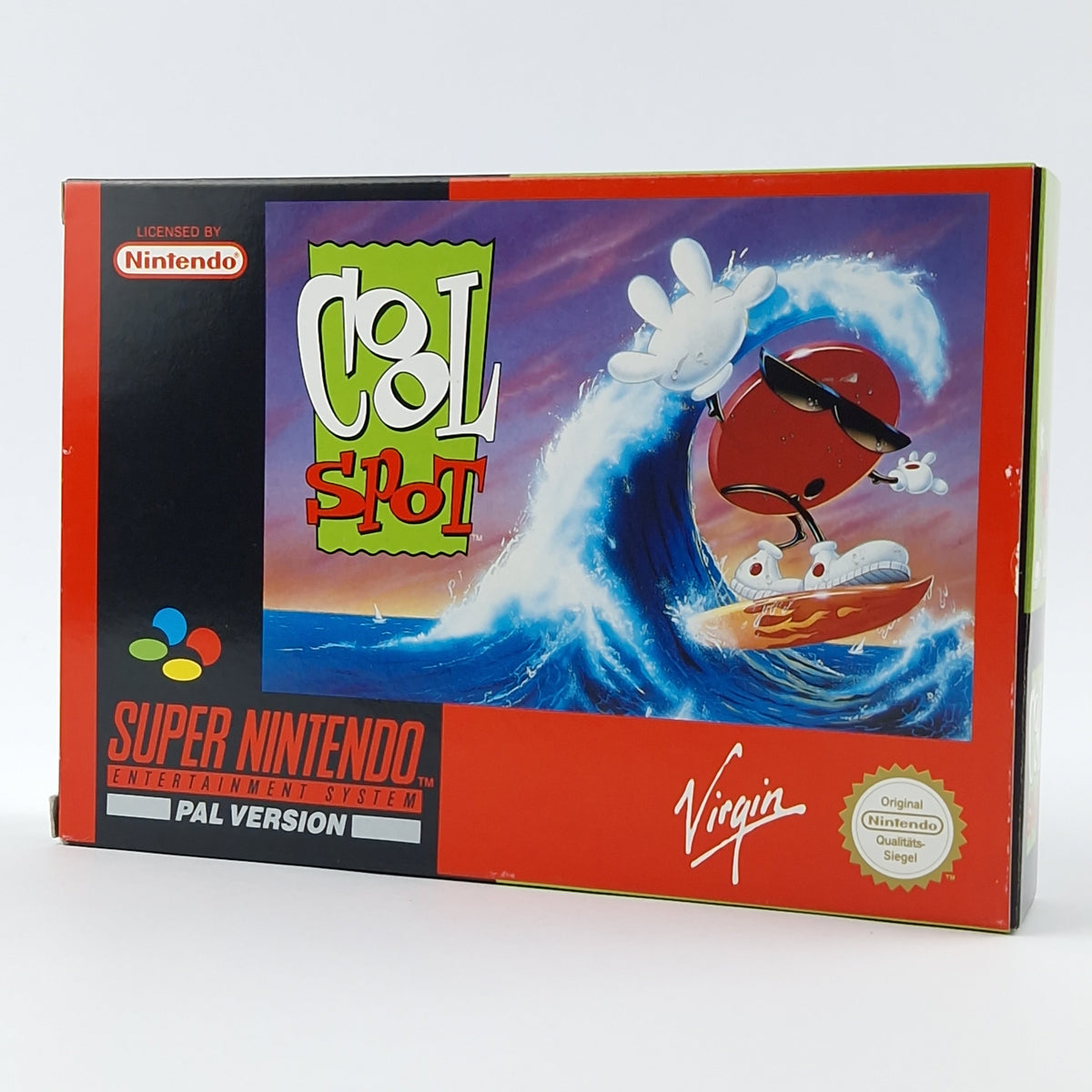 Super Nintendo Spiel – Cool Spot OVP CIB PAL NOE