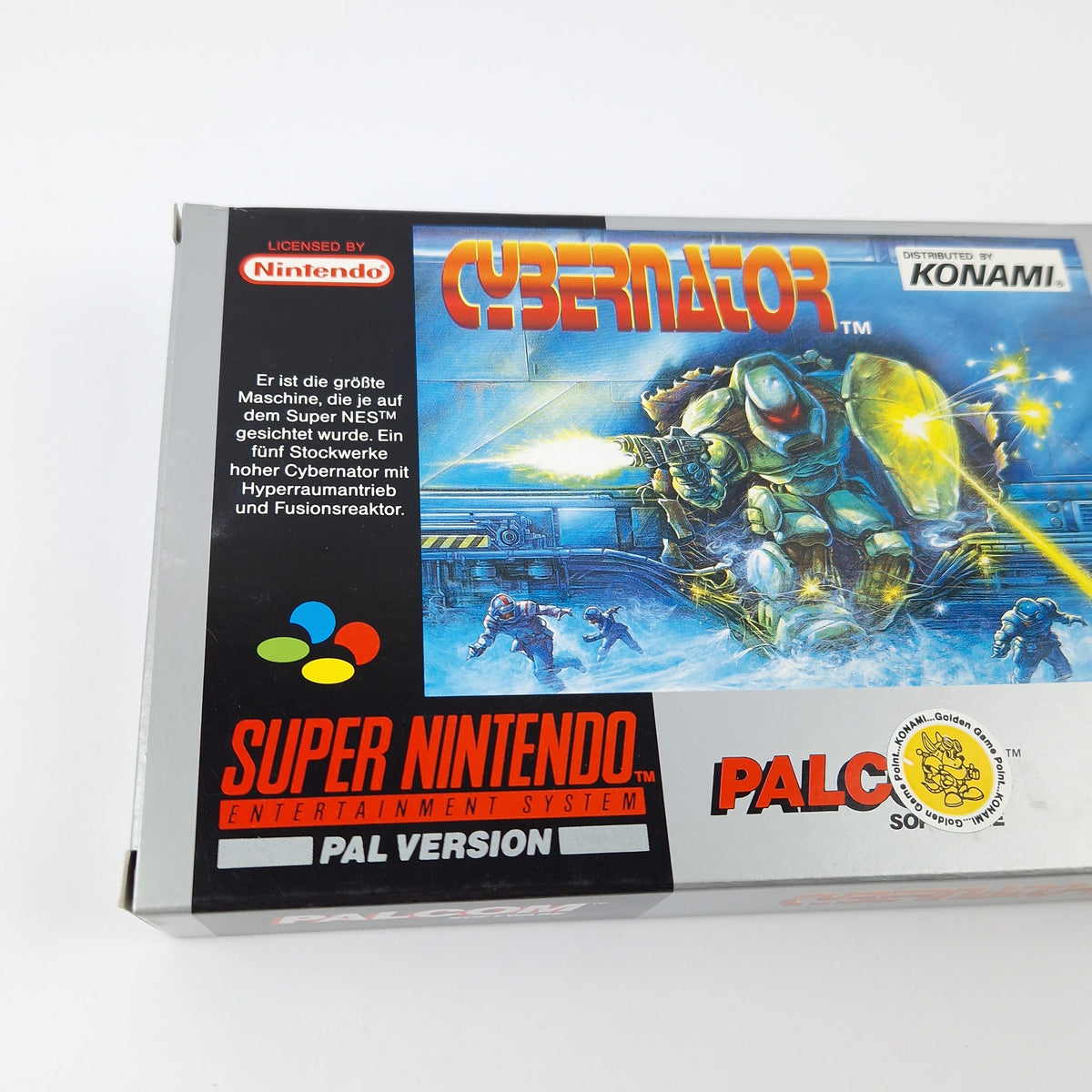 Super Nintendo Spiel – Cybernator OVP CIB PAL SNES