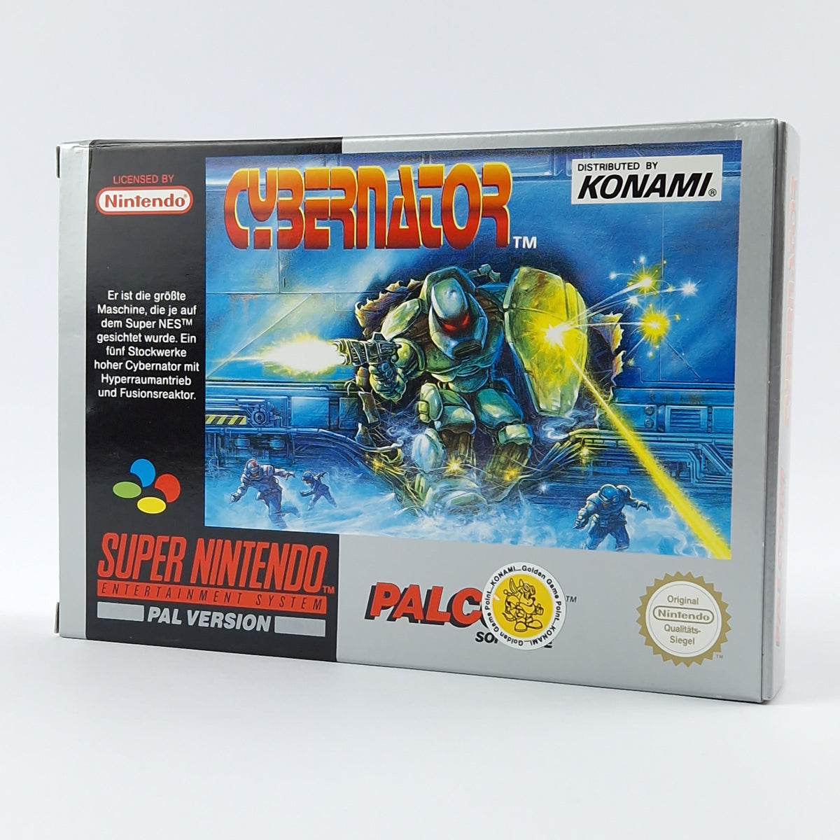 Super Nintendo Spiel – Cybernator OVP CIB PAL SNES