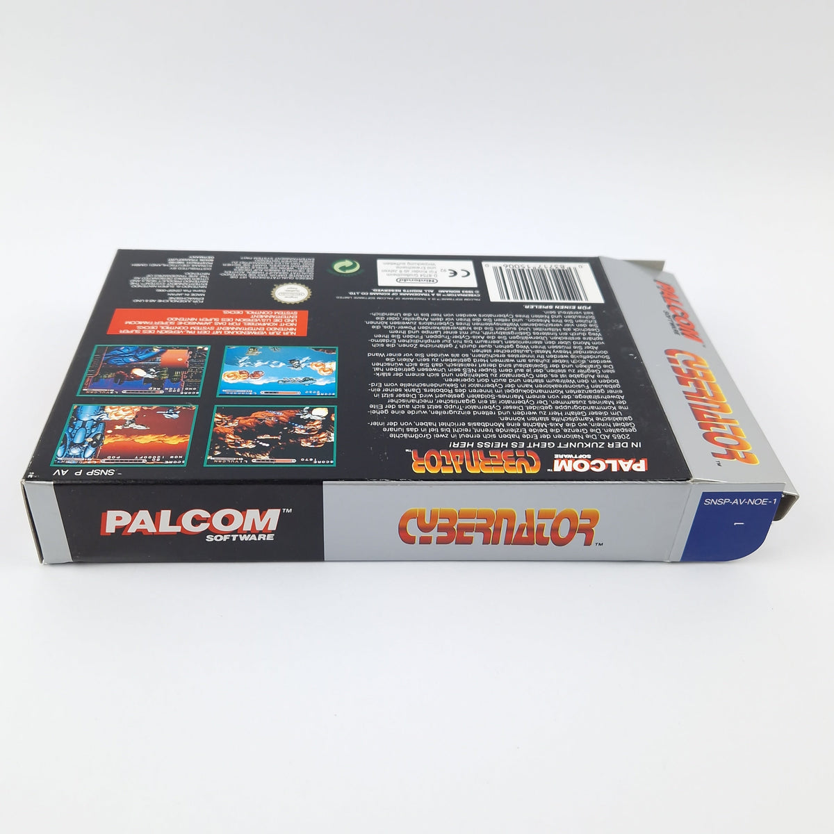 Super Nintendo Spiel – Cybernator OVP CIB PAL SNES