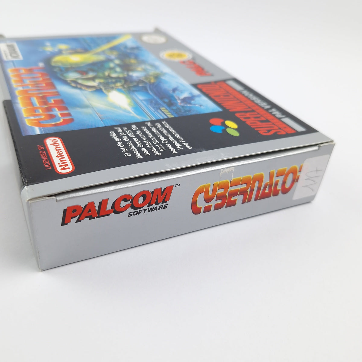 Super Nintendo Spiel – Cybernator OVP CIB PAL SNES