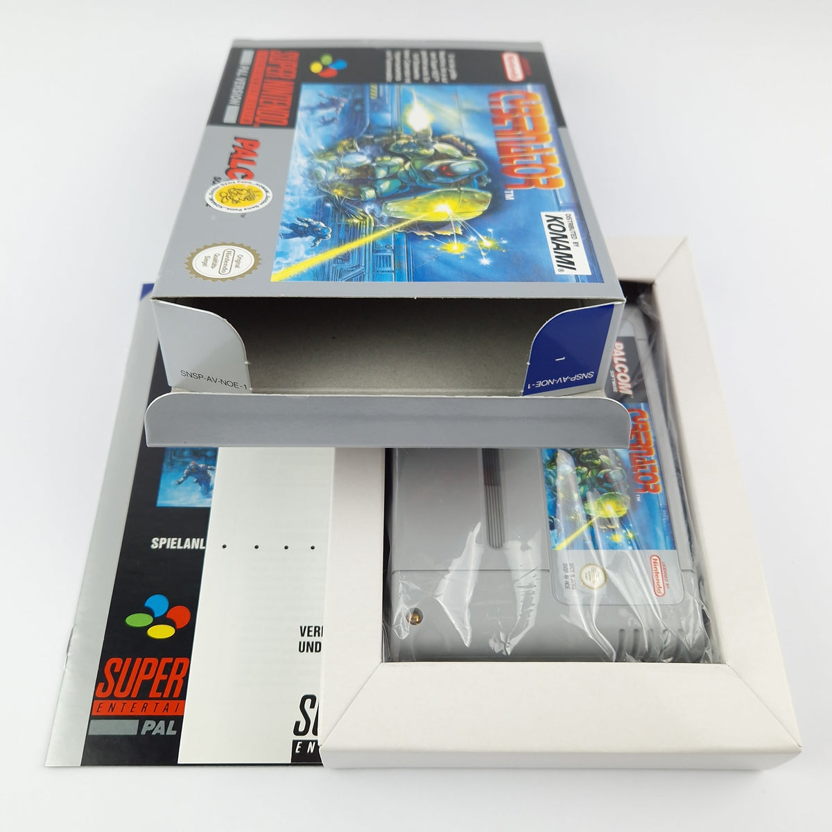 Super Nintendo Spiel – Cybernator OVP CIB PAL SNES