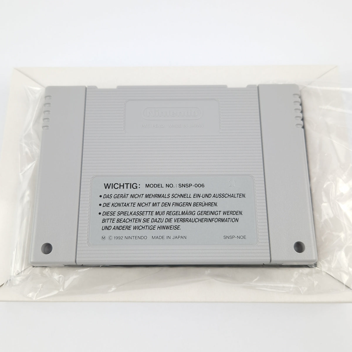 Super Nintendo Spiel – Cybernator OVP CIB PAL SNES