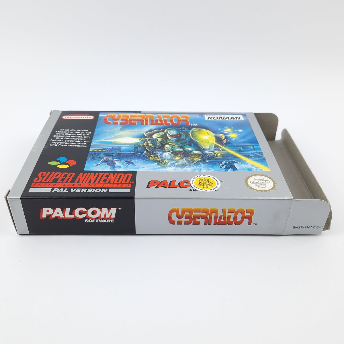 Super Nintendo Spiel – Cybernator OVP CIB PAL SNES