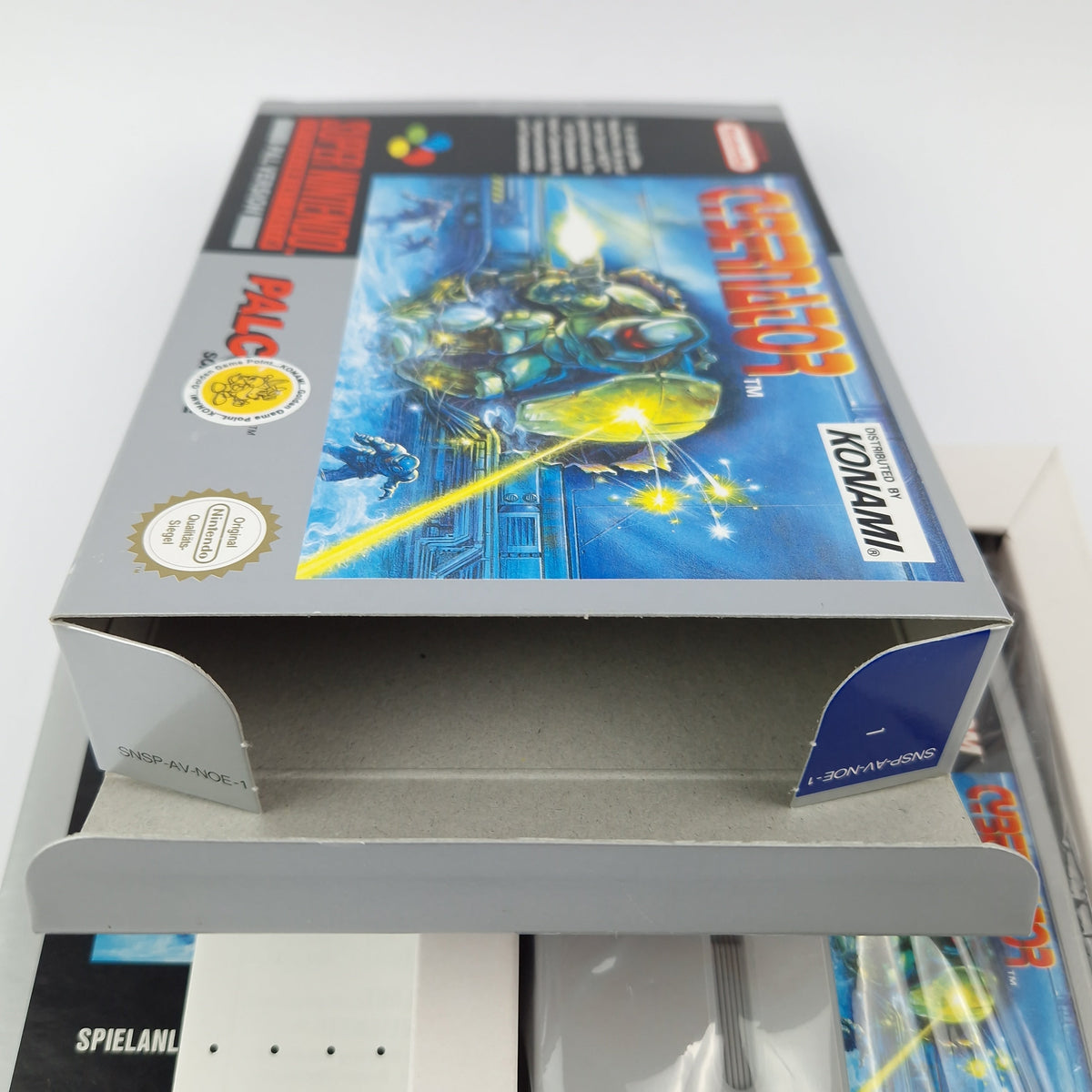 Super Nintendo Spiel – Cybernator OVP CIB PAL SNES