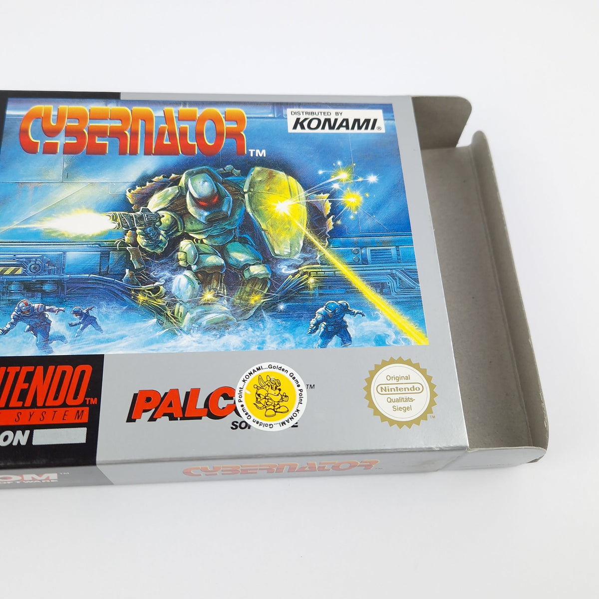 Super Nintendo Spiel – Cybernator OVP CIB PAL SNES