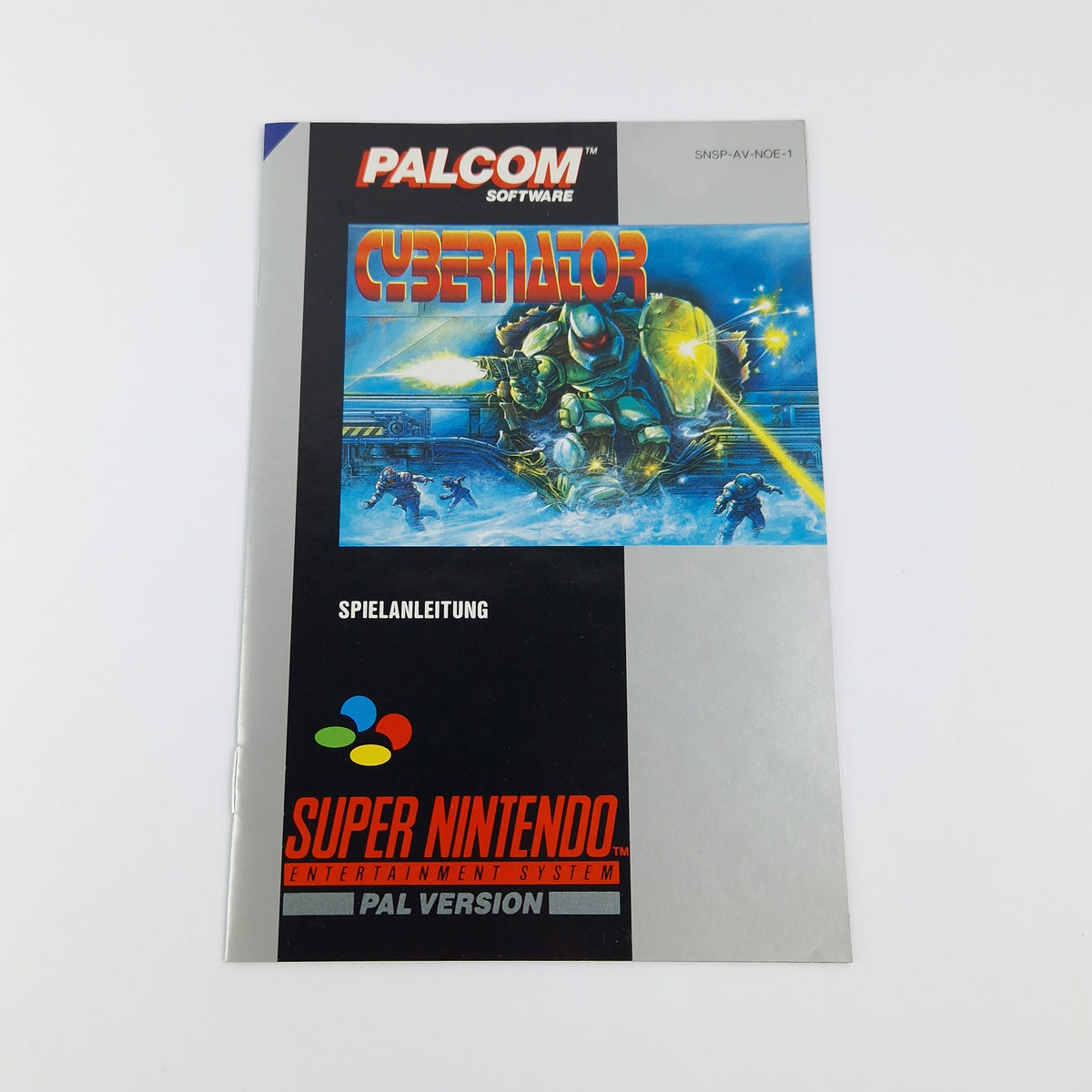 Super Nintendo Spiel – Cybernator OVP CIB PAL SNES