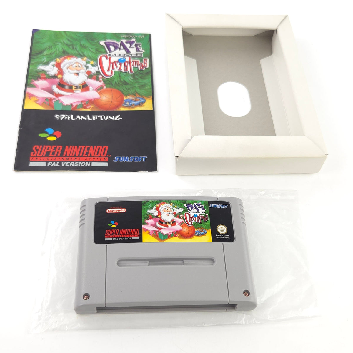 Super Nintendo Spiel DAZE before Christmas OVP PAL