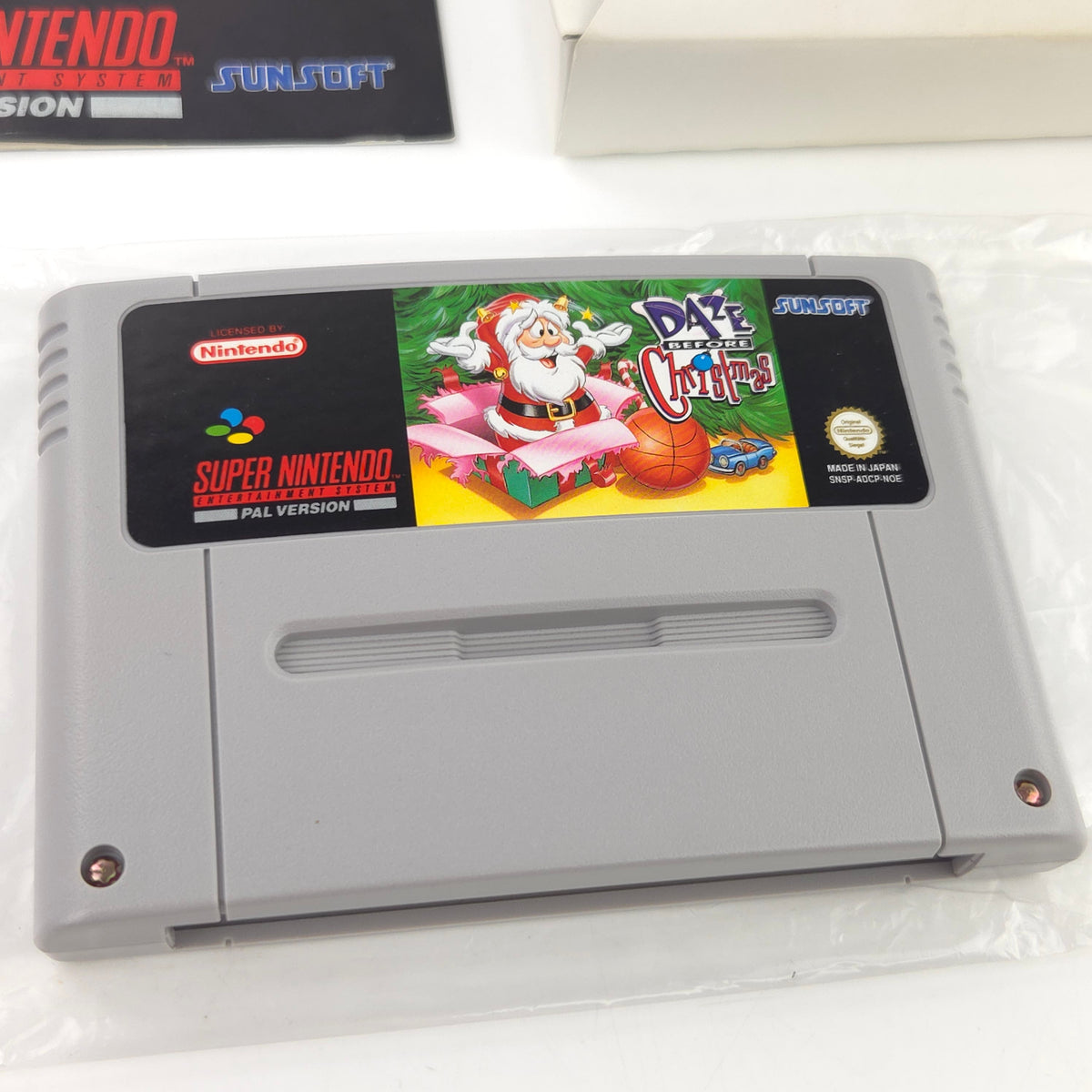 Super Nintendo Spiel DAZE before Christmas OVP PAL