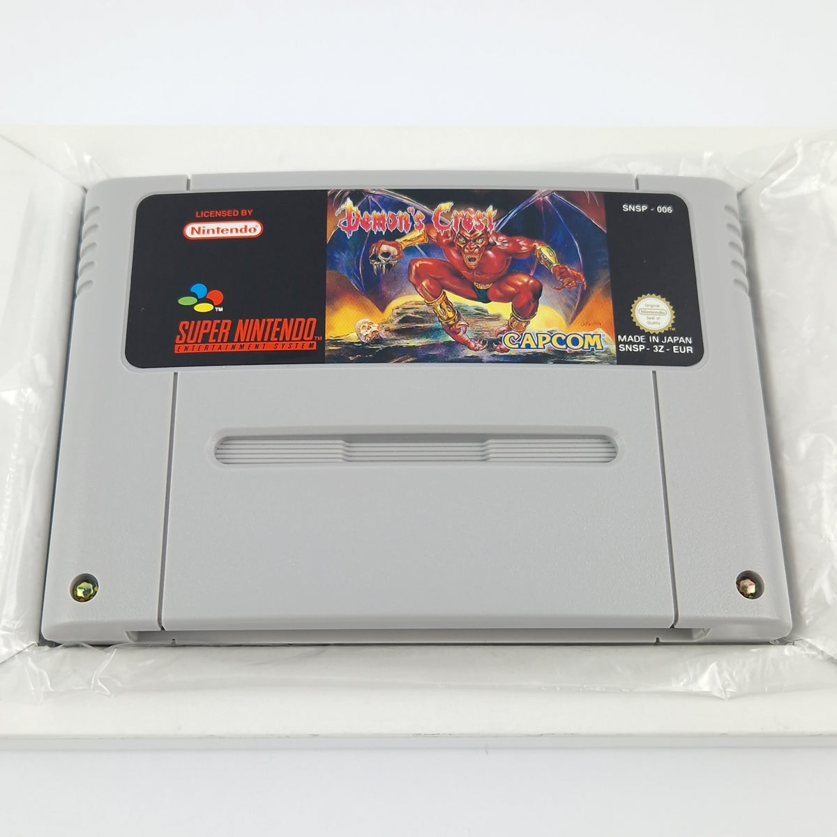 Super Nintendo Spiel – Demons Crest (SNES OVP PAL CIB)