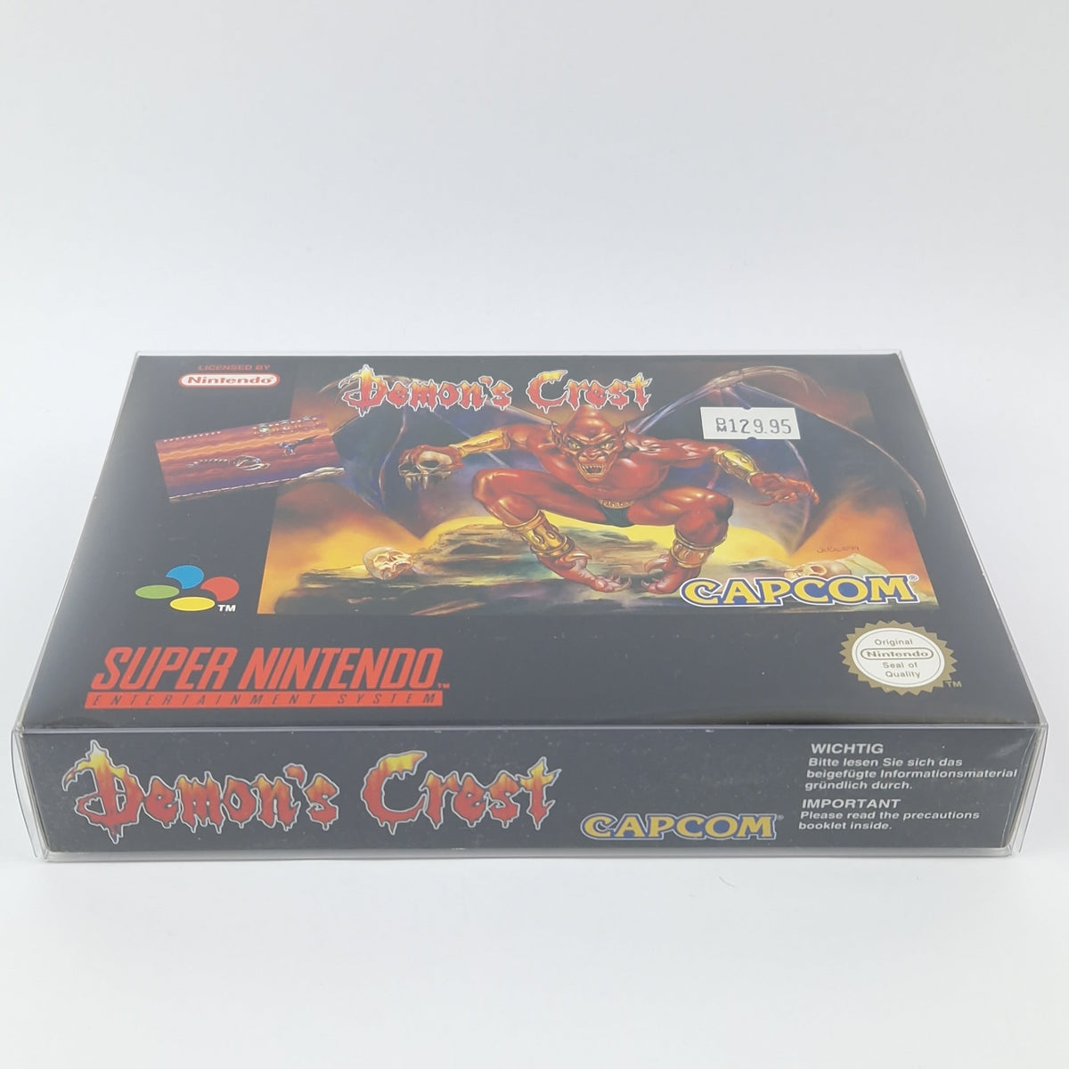 Super Nintendo Spiel – Demons Crest (SNES OVP PAL CIB)