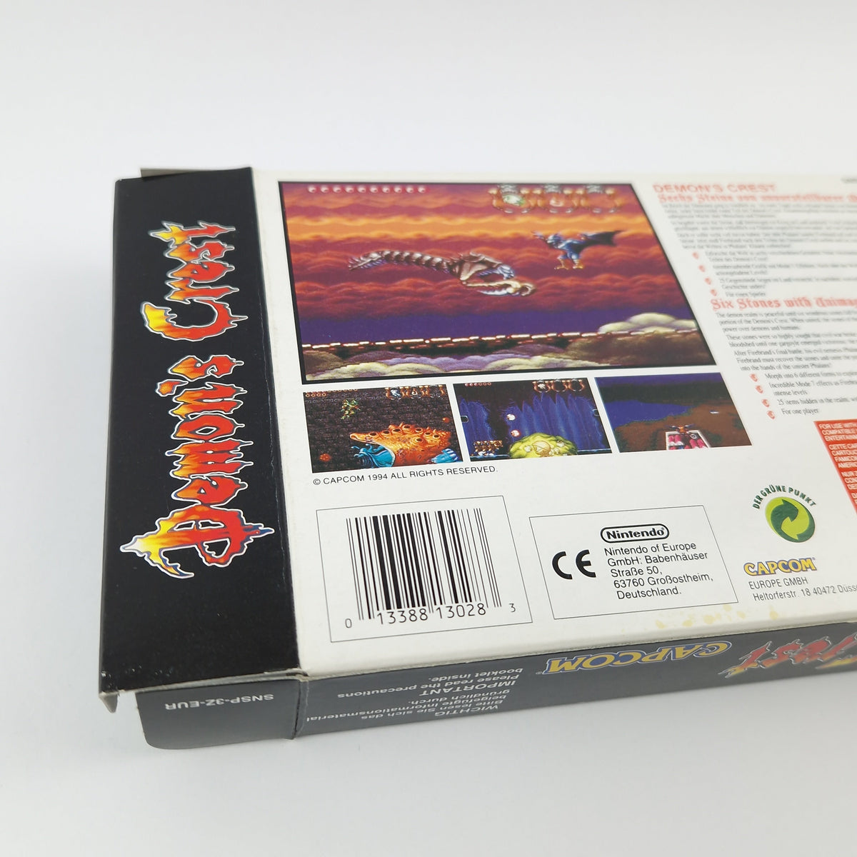 Super Nintendo Spiel – Demons Crest (SNES OVP PAL CIB)