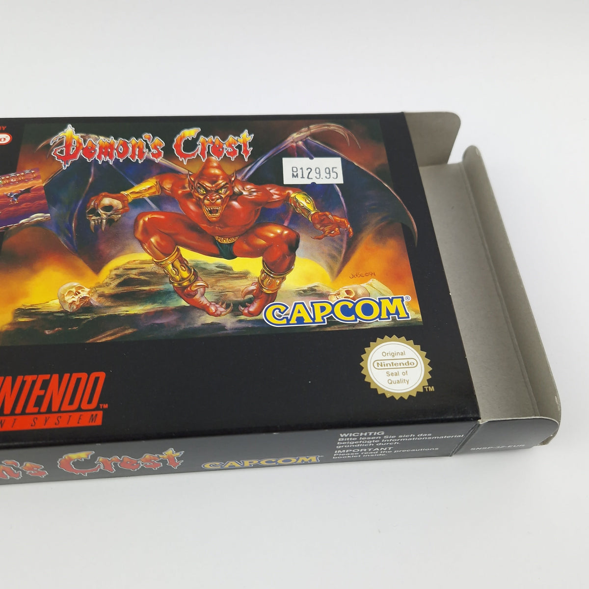 Super Nintendo Spiel – Demons Crest (SNES OVP PAL CIB)