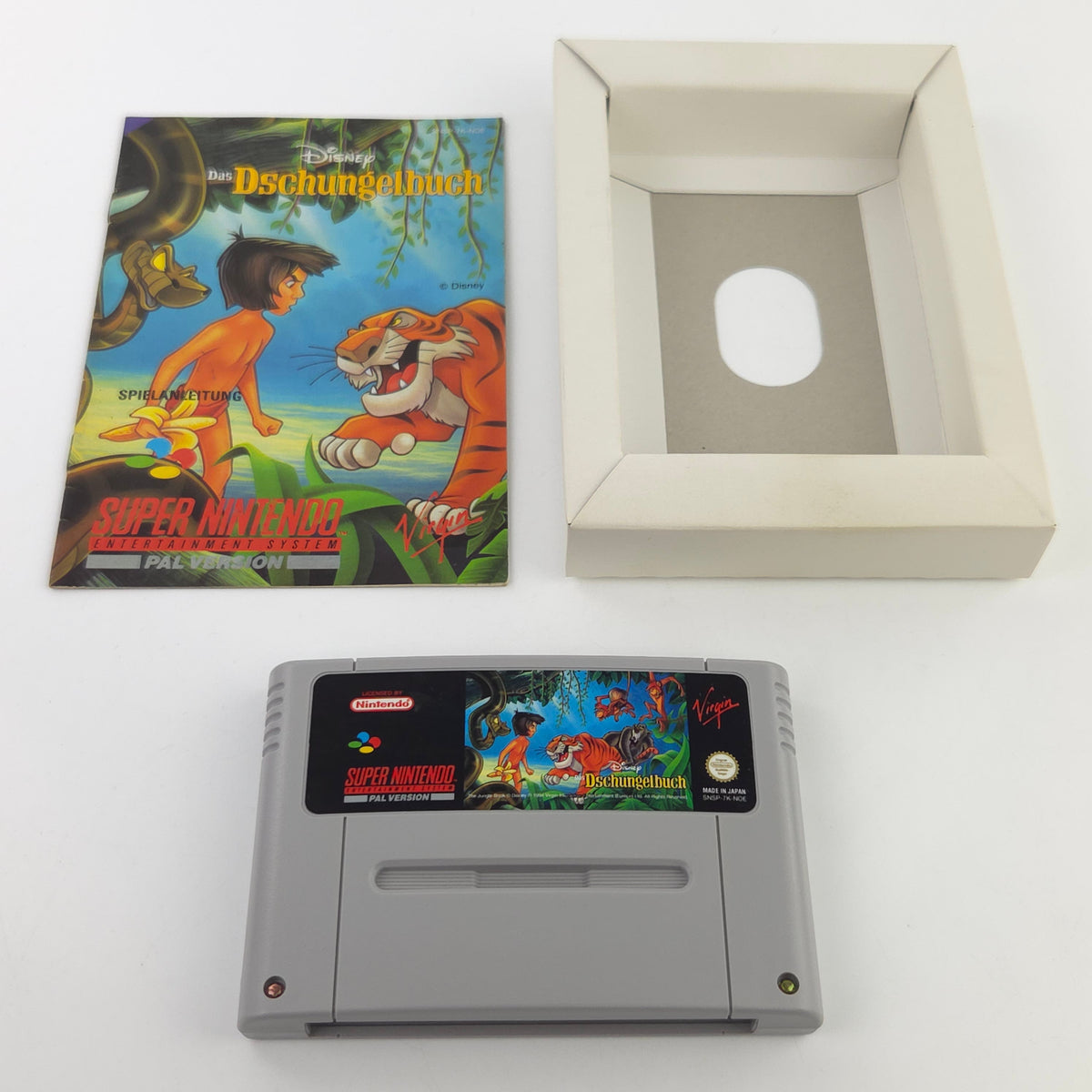 Super Nintendo Spiel Disney Dschungelbuch OVP PAL
